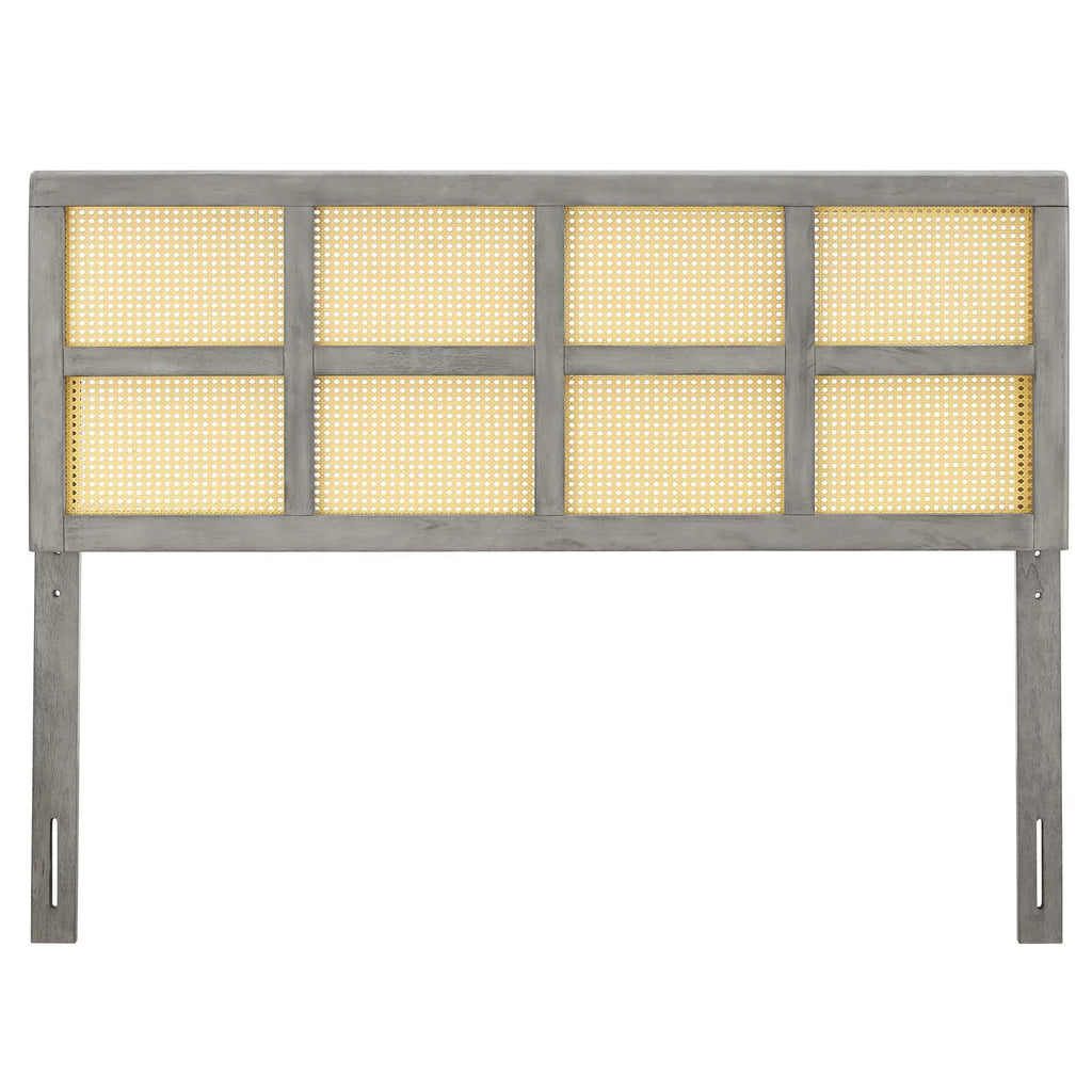 Grey Wood Full Size Headboard X37126