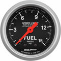 2-1/16in 0-15 PSI Mechanical Fuel Pressure Gauge Y9668