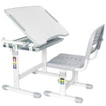 Height Adjustable Childrens Desk & Chair Grey R5222