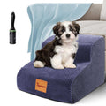 2 Tiers Non-Slip Foam Dog Ramp Steps A275675
