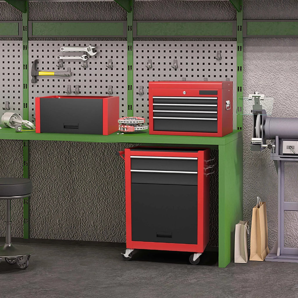 6 Drawer Rolling Tool Chest Storage Cabinet I659