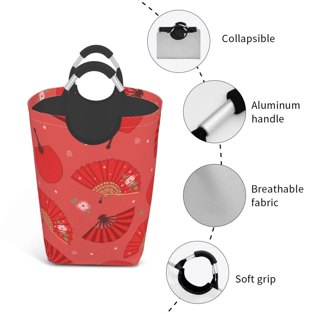 50L Rectangular Waterproof Foldable Laundry Hamper G505