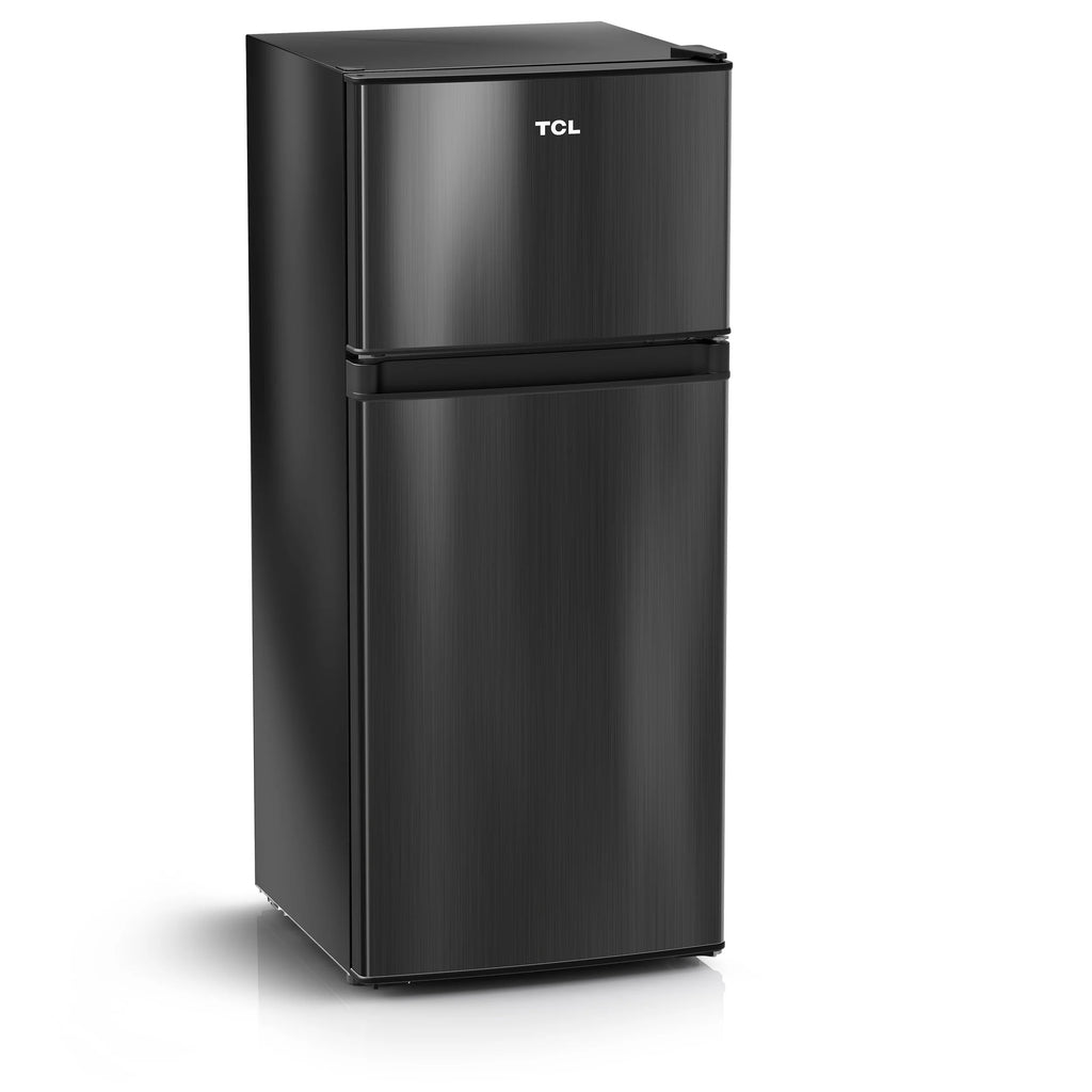 4.5 Cu. ft. Two Door Refrigerator Black Stainless Look F437