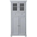 4-Door Tall Cabinet in Dove Grey G25347