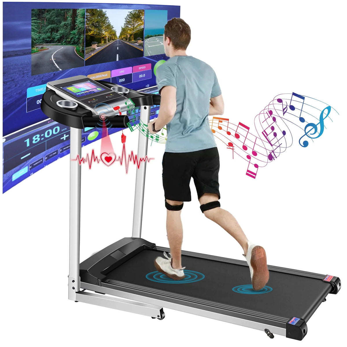 Incline Treadmill with 10 Touchscreen T830940