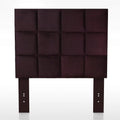 Purple Fabric Upholstered Twin Headboard C332