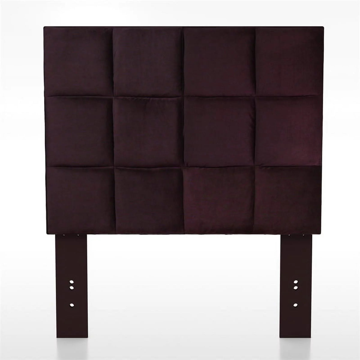 Purple Fabric Upholstered Twin Headboard C332