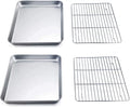 Stainless Steel Baking Sheet with Rack Set 9 x 7 Inch L95582