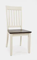 Autumn Brown White Dining Chair Set of 2 Z452724