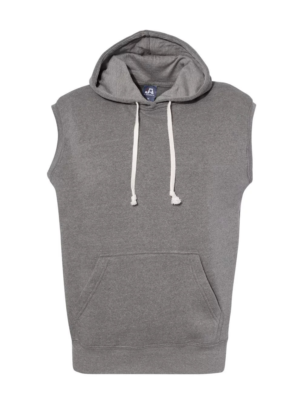 Triblend Fleece Sleeveless Hooded Sweatshirt W47258