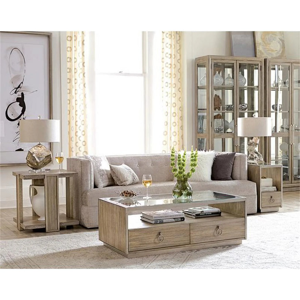 Contemporary 5 Shelf Curio Cabinet H94974