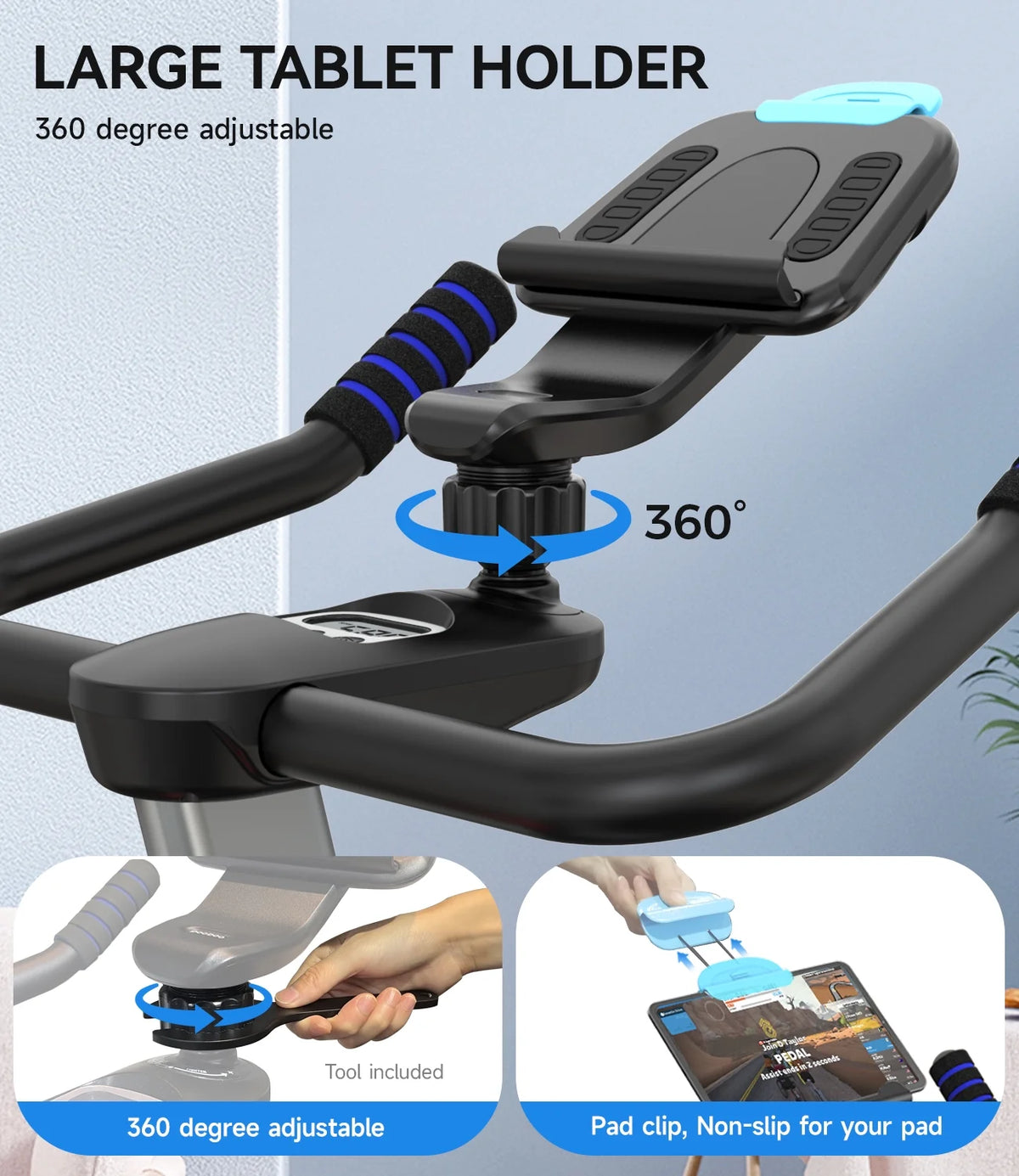 Bluetooth Magnetic Exercise Bike Stationary I7774