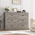 White 6 Drawer Wood Dresser L59840