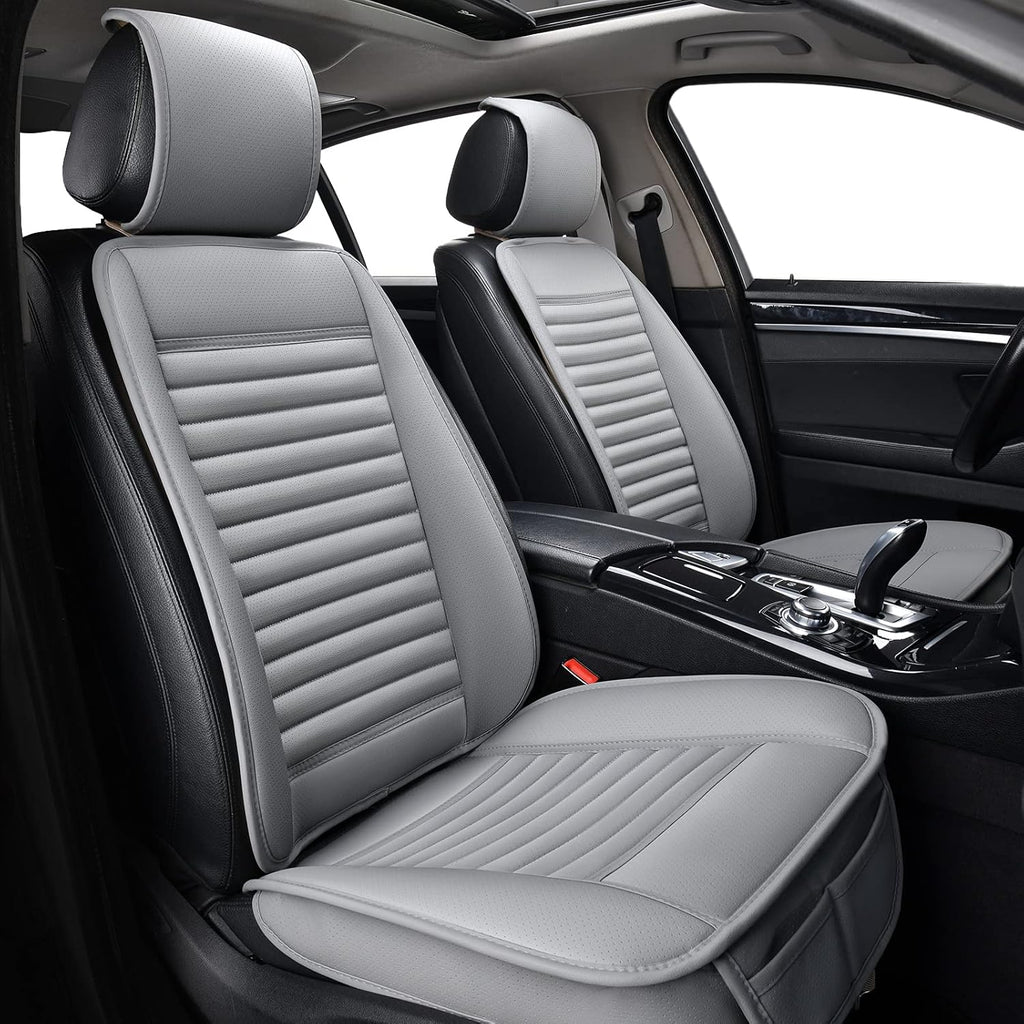 1pc Leather Car Seat Cover Black S979484