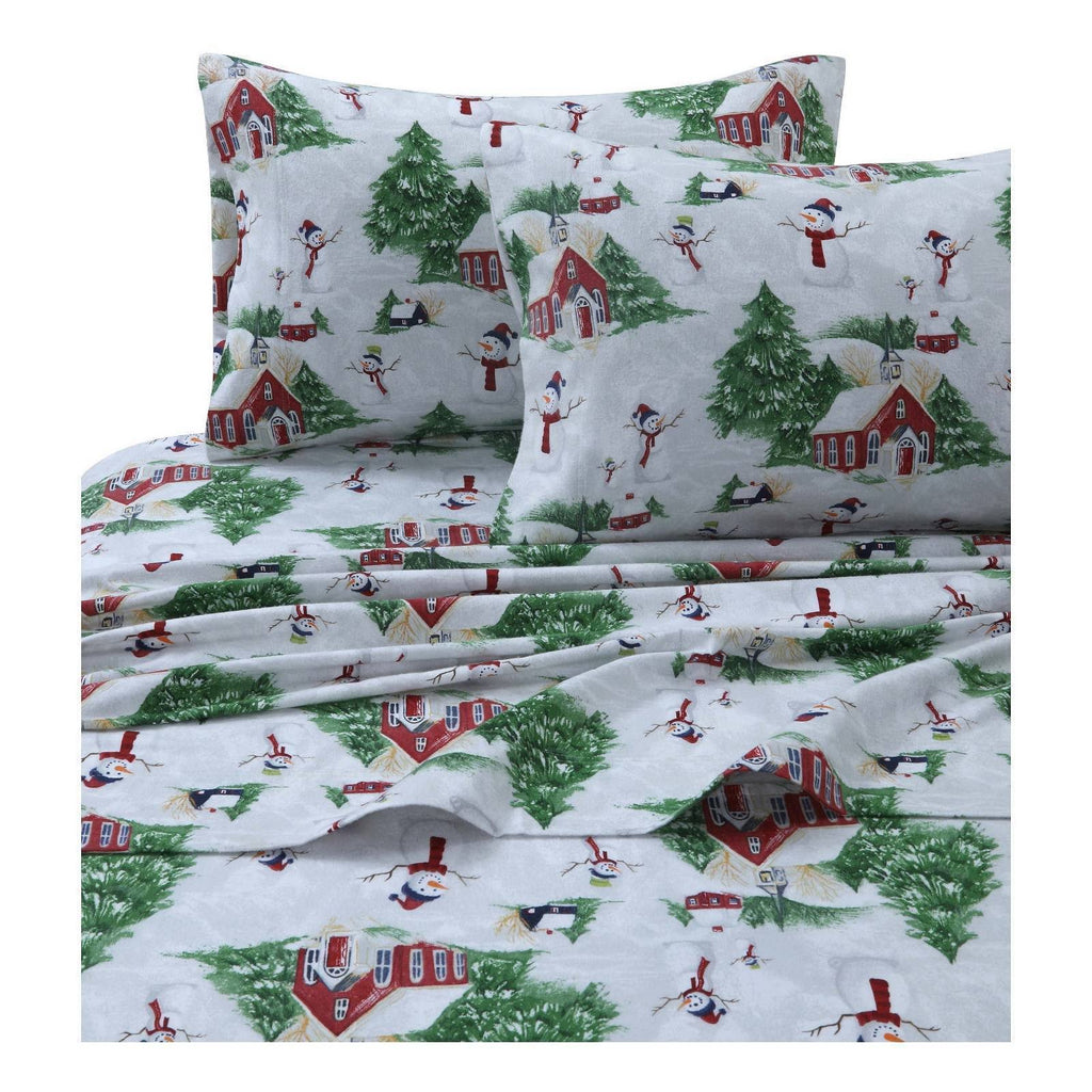 Flannel Extra Deep Pocket Sheet Set Full N72590