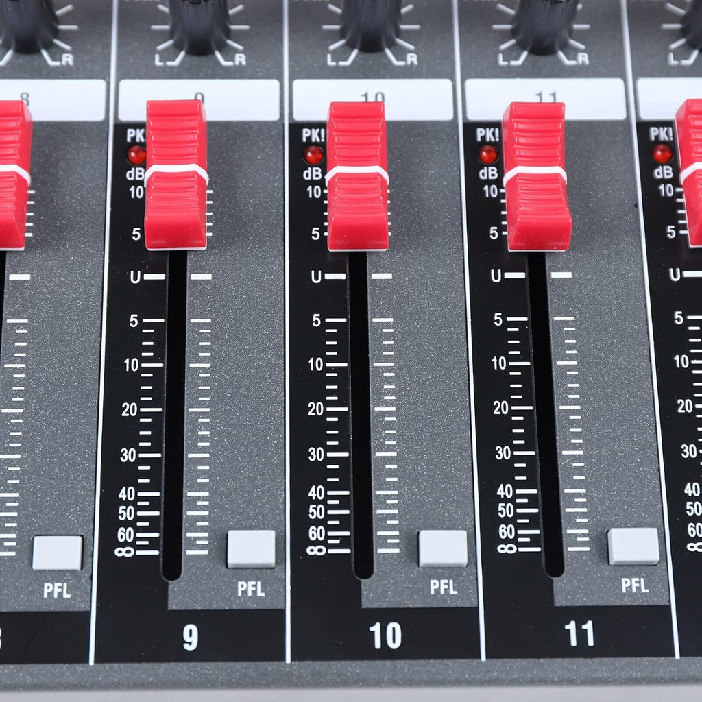 12 Channels Bluetooth USB DJ Audio Mixer B905