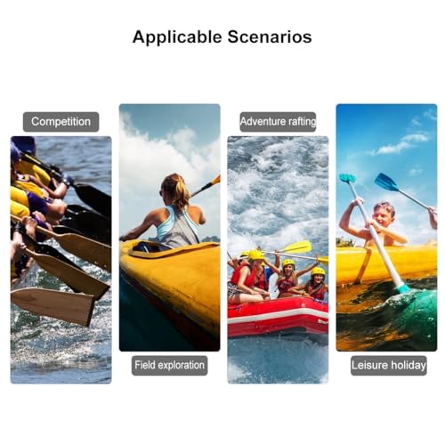 2Pcs Adjustable Aluminum Alloy Kayak Paddle E279