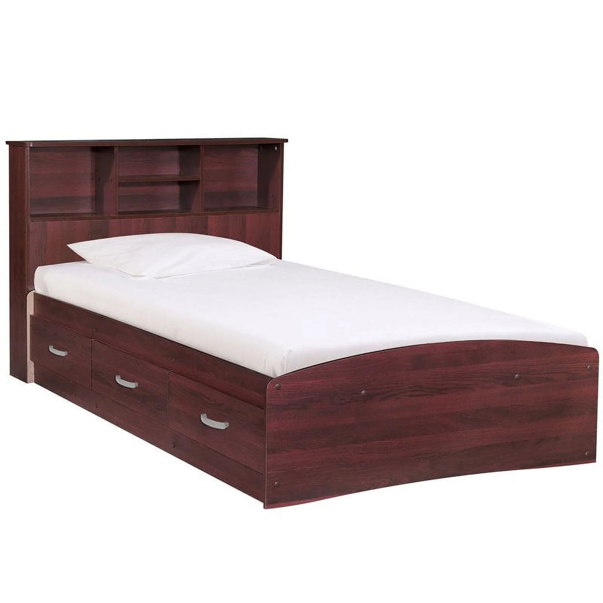 Twin Captains Bed & 2-Drawer Nightstand Set M636