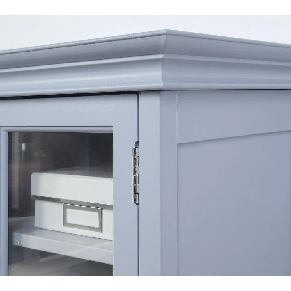 4-Door Tall Cabinet in Dove Grey G25347