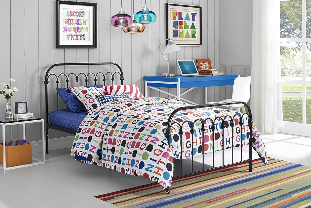 White Twin Metal Daybed and Trundle U640