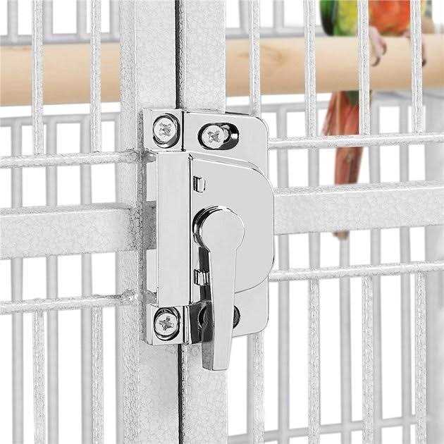 Rolling Metal Parrot Cage with Playtop X4068
