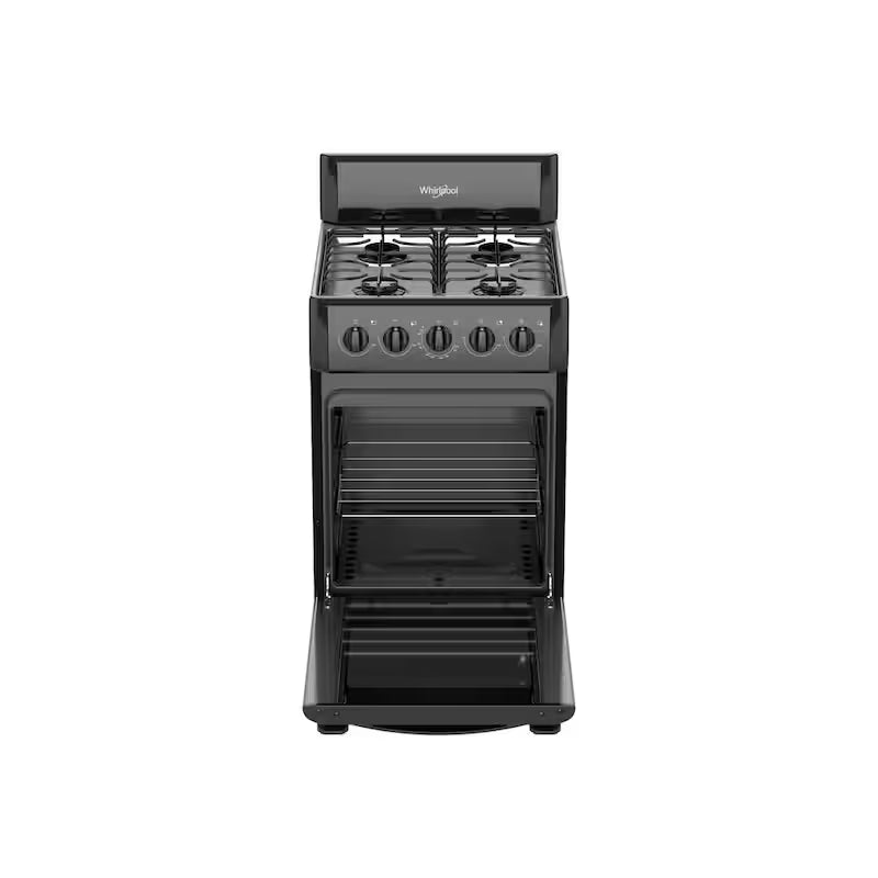 4-Burners Freestanding Gas Range in Black W366