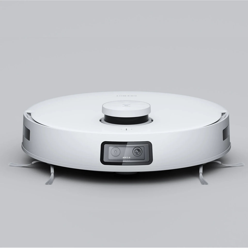White Robot Vacuum and Mop with Auto-Empty Station R21837