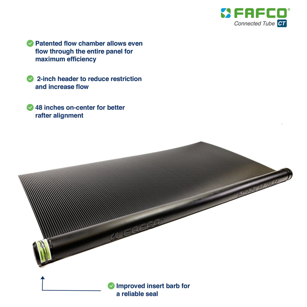 4 X 10 Foot Solar Pool Heating Panel W5242
