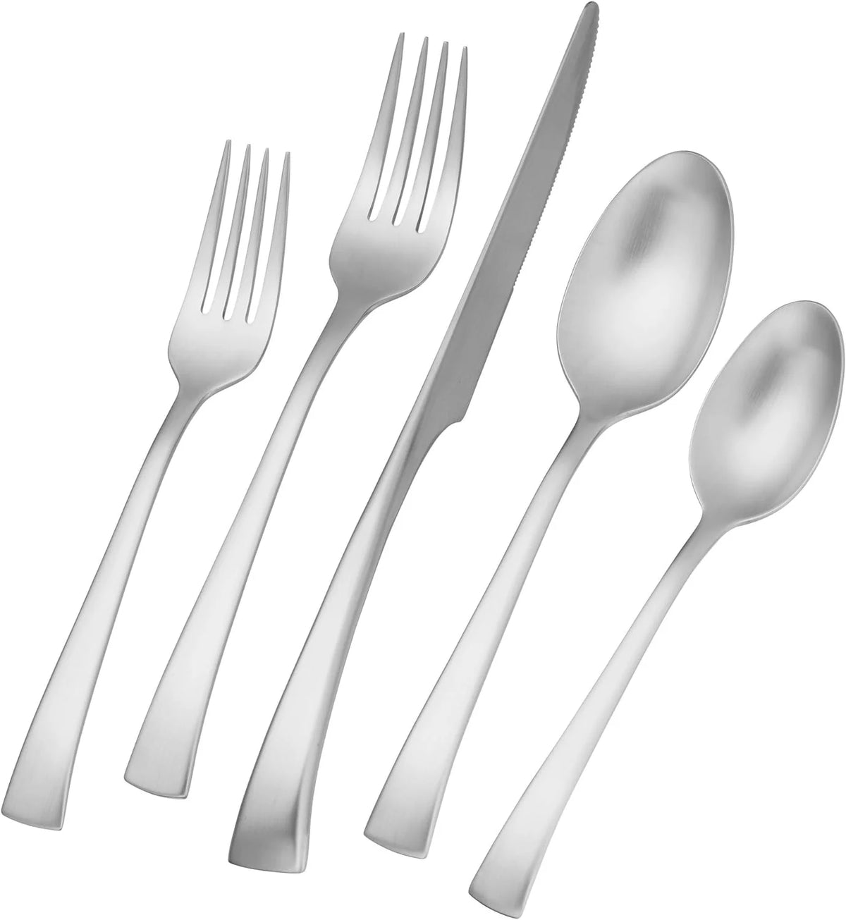 45 Piece Stainless Steel Flatware Set B68306