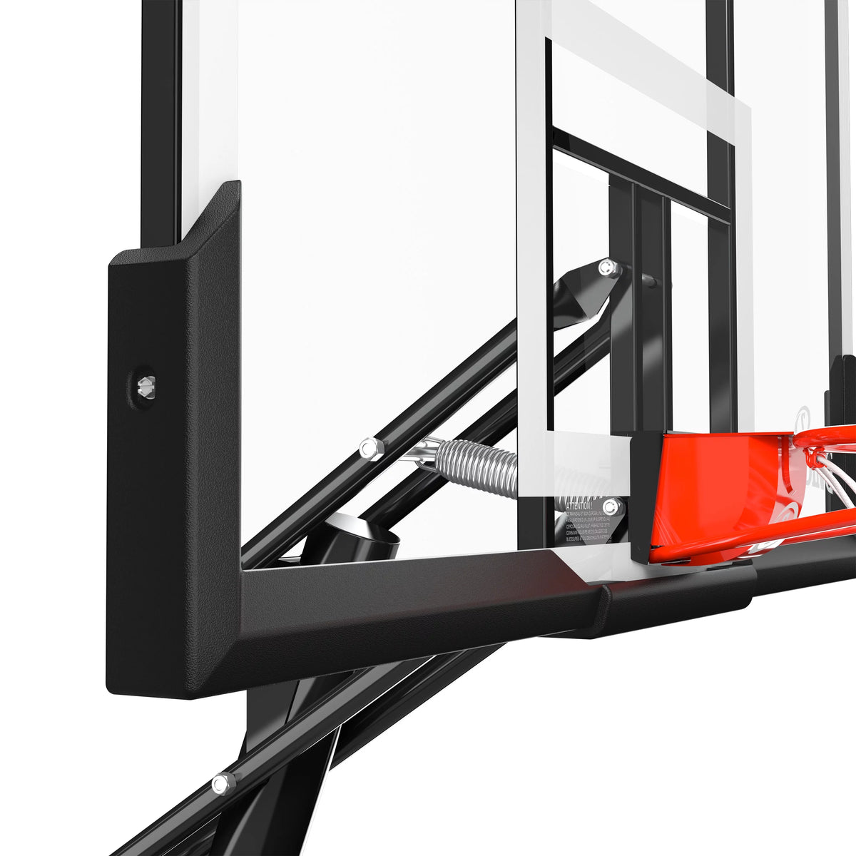 54 In. Shatter-proof Polycarbonate Portable Basketball Hoop J7304
