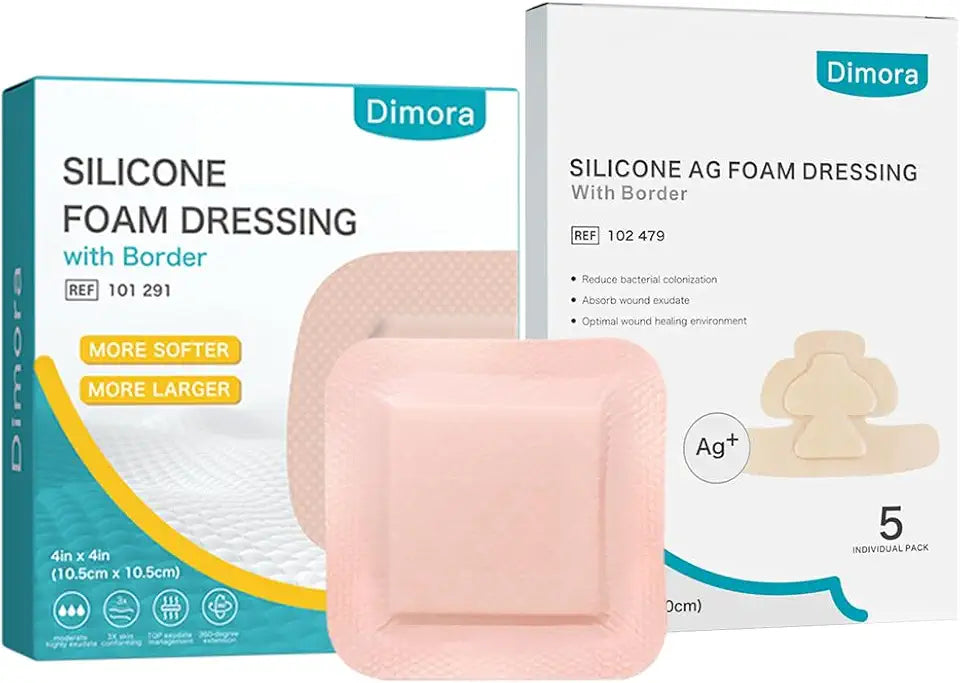 Silicone Foam Dressing 4"x4" D571