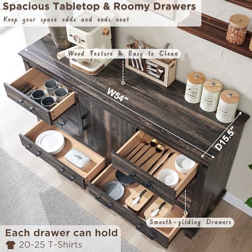 8 Drawer Wood Dresser Y400