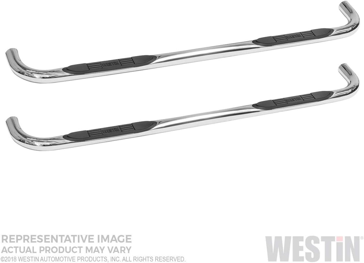 Stainless Steel 3 Round Step Bars 1 Pair B813