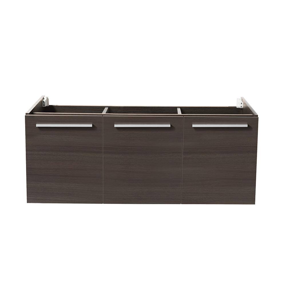 48x22 Gray Oak Wall Hung Bathroom Cabinet R8020