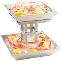 2-Tier Aluminum Ice Display T2608