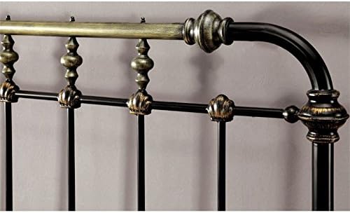 King Black Platform Bed C1833