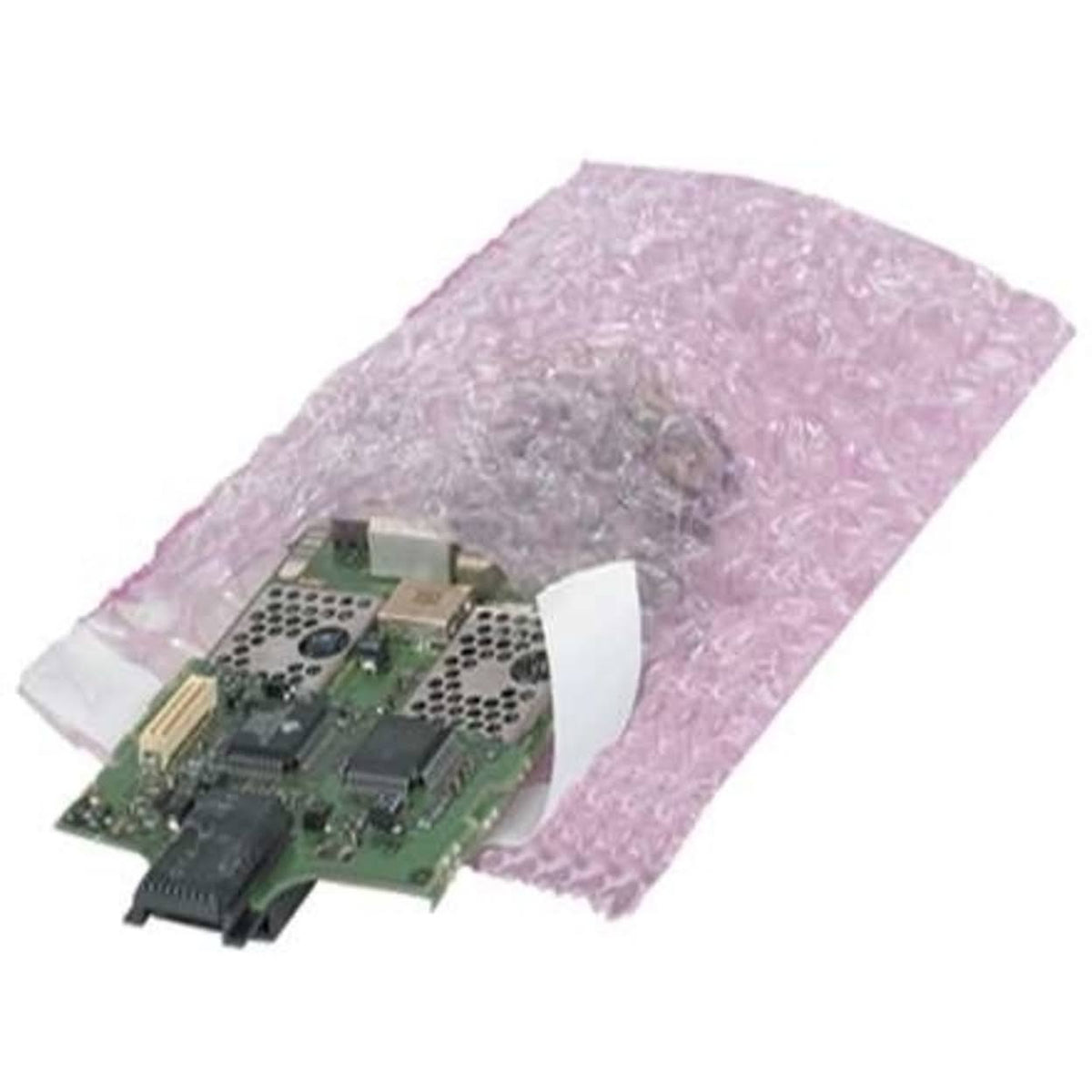 Anti-Static Bubble Pouches 4x22 x 10 1/2x22 Pink 500/Case U838913