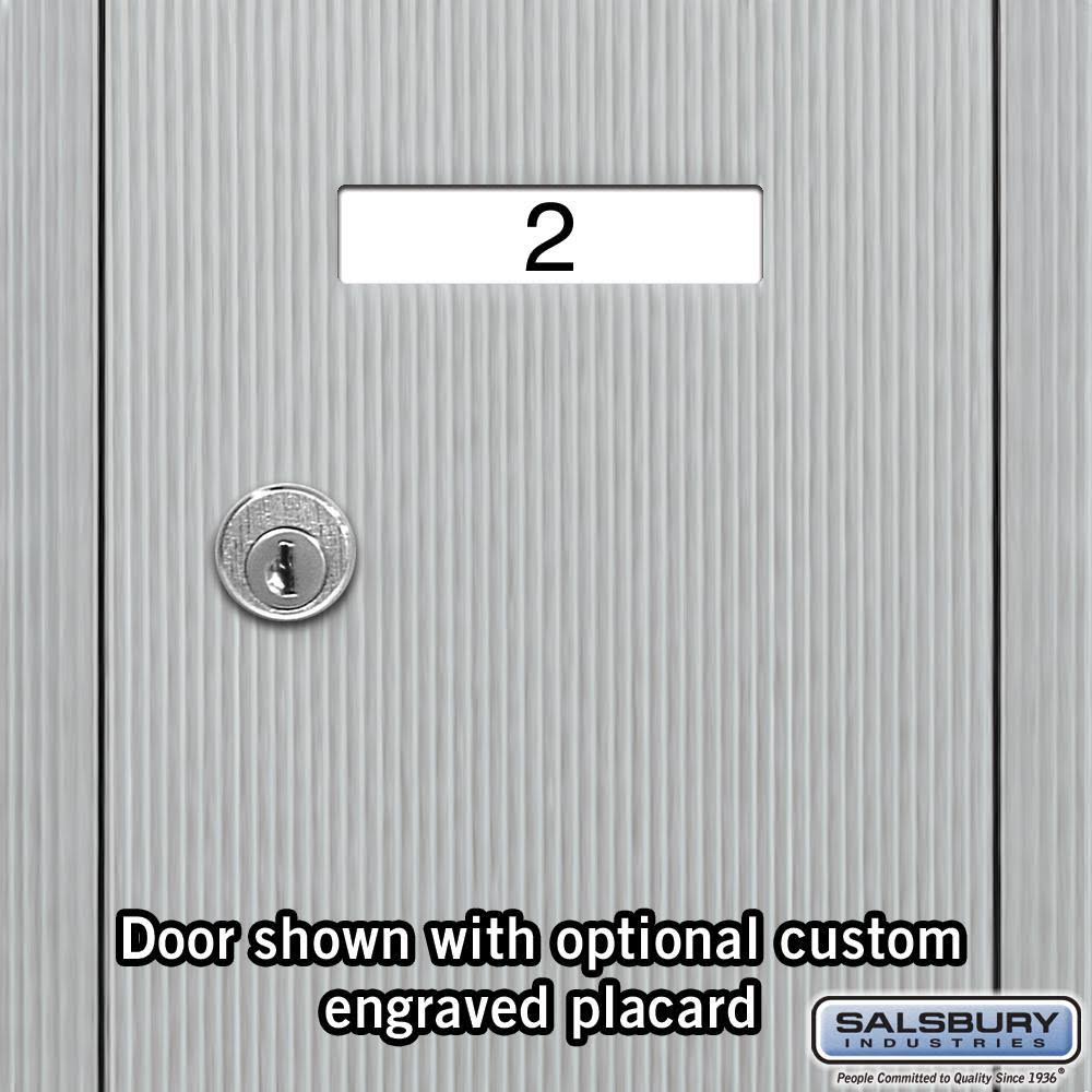 Aluminum 4 Door Vertical Mailbox O59431