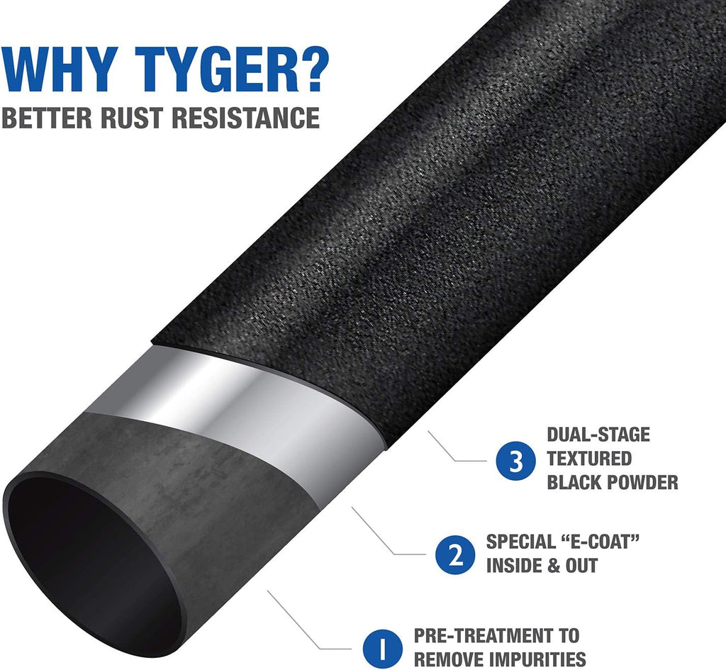 Textured Black Side Step Rails Nerf Bars Running Boards Z4294