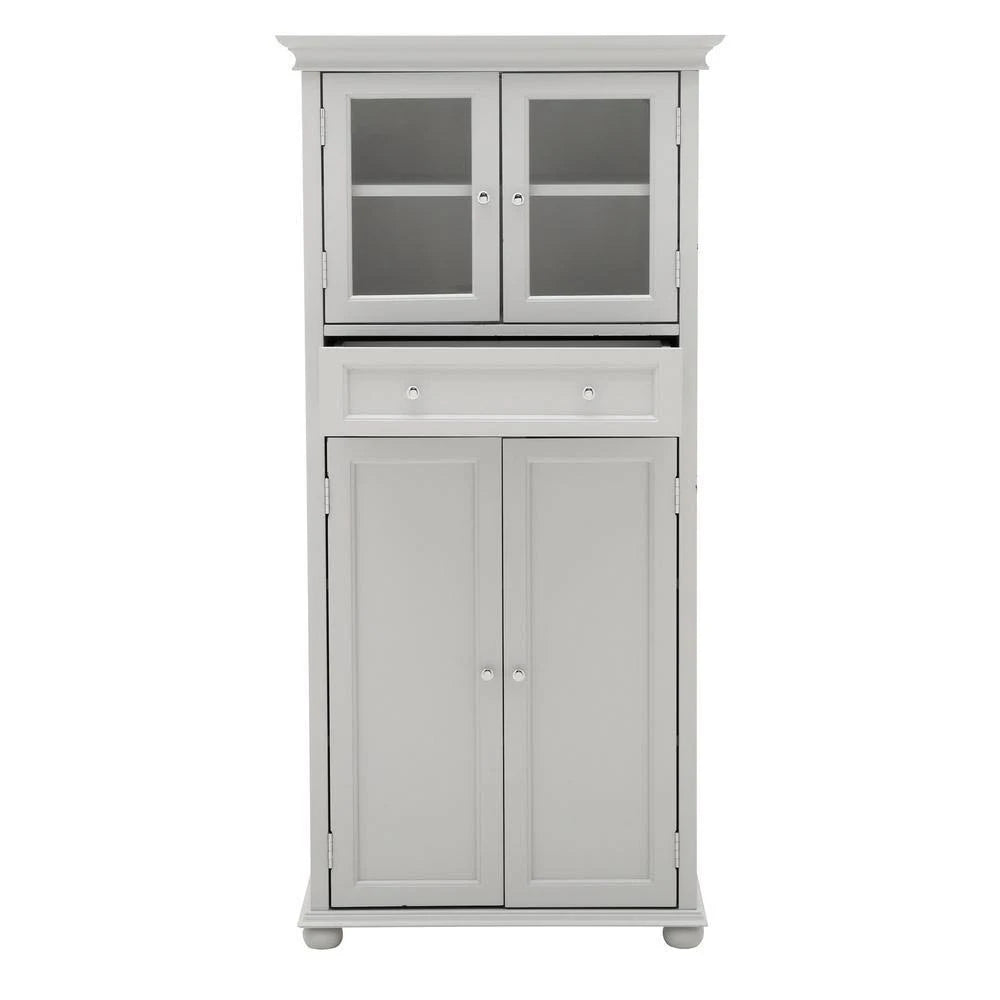 4-Door Tall Cabinet in Dove Grey G25347