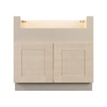 Stone Wash Shaker Farm Sink Base Kitchen Cabinet 36 in. W x 34.5 in. H T871259