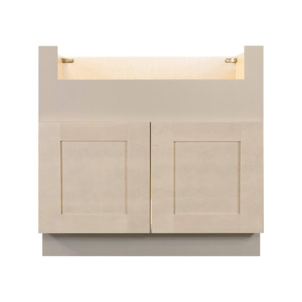 Stone Wash Shaker Farm Sink Base Kitchen Cabinet 36 in. W x 34.5 in. H T871259