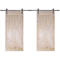 Knotty Pine Barn Door with Installation Hardware K625