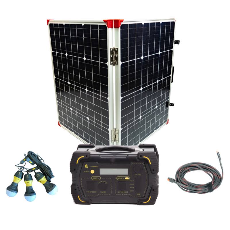 100W Solar Generator with 500W Inverter 450Wh Storage W156