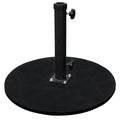 Black Cast Iron Umbrella Base I874
