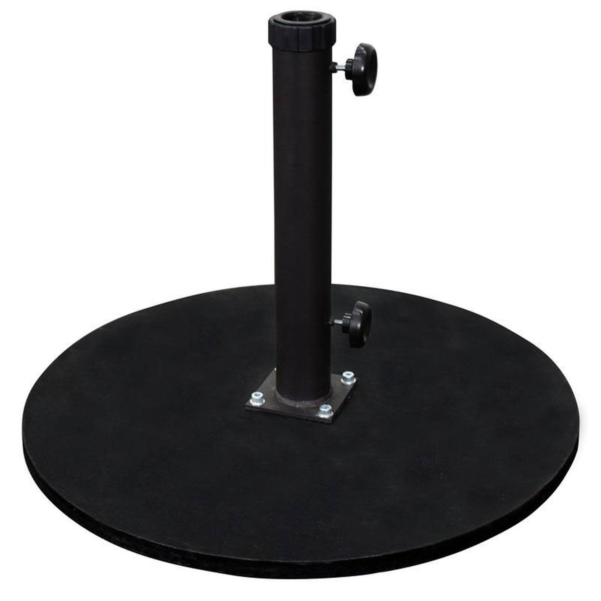 Black Cast Iron Umbrella Base I874