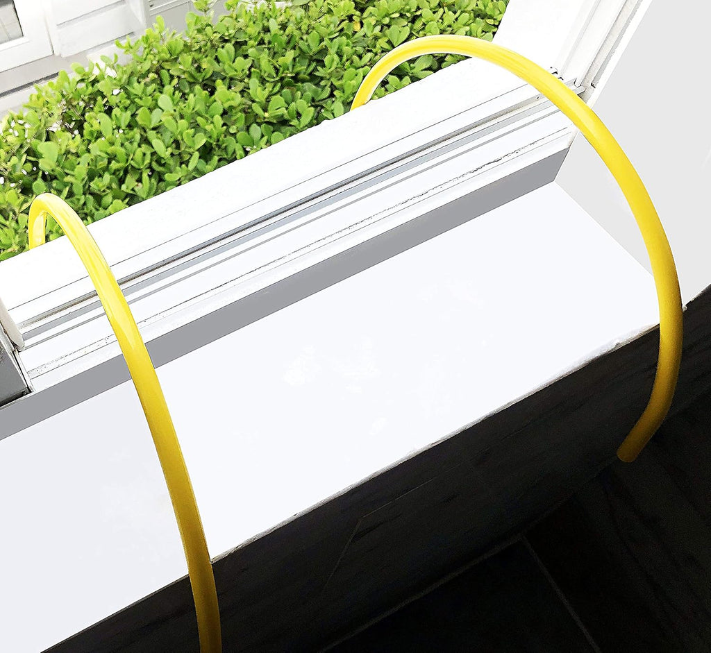 13ft Weather Resistant Fire Escape Ladder with Hooks F688