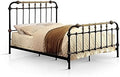 King Black Platform Bed C1833