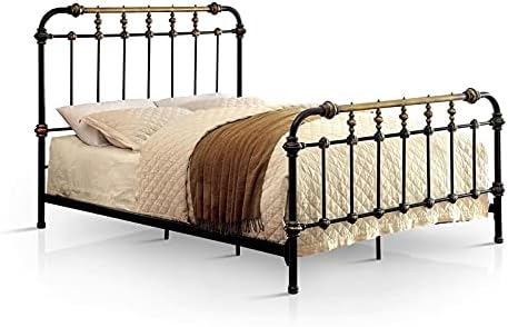 King Black Platform Bed C1833