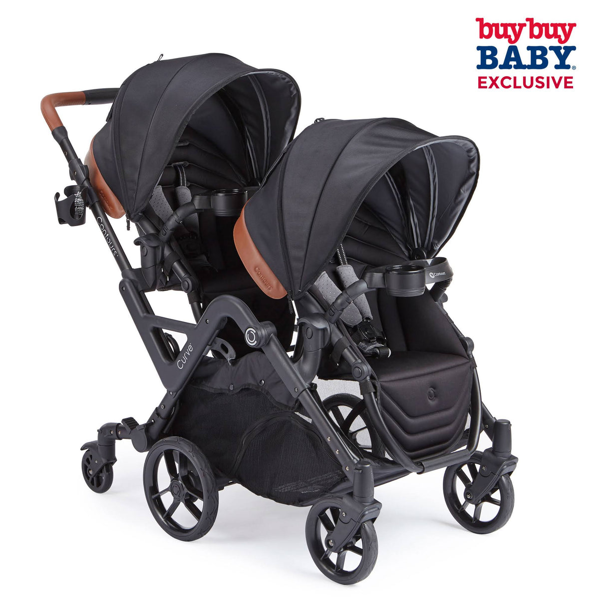 Black Double Stroller O324